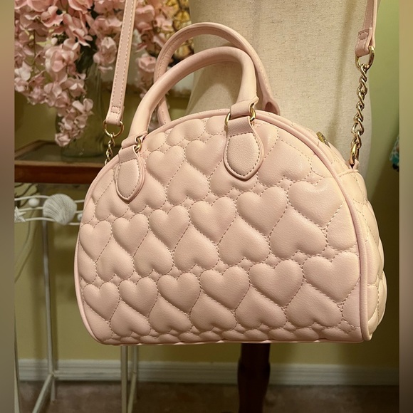 Juicy Couture Blush Pink Quilted Heart Bag NWT - Picture 10 of 16